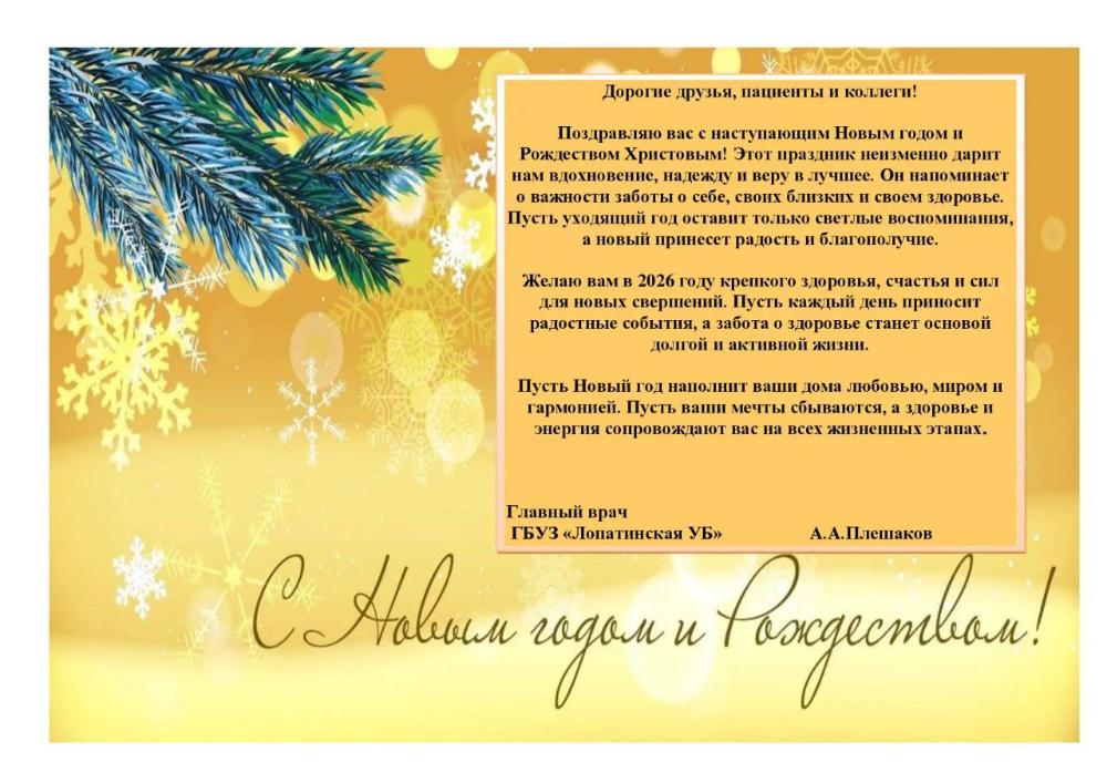 С Новым годом и Рождеством!